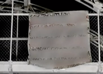 Aparece narc.manta en puente del Viaducto México 68; señalan a “El Pantera”