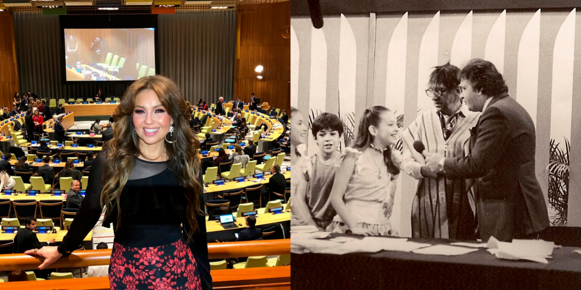 Thalía conmueve con fotos inéditas de su infancia y un emotivo mensaje a su “niña interior”