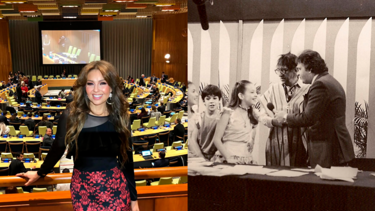 Thalía conmueve con fotos inéditas de su infancia y un emotivo mensaje a su “niña interior”