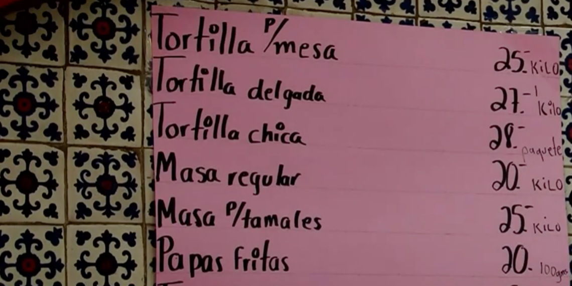 Aumenta precio de la tortilla en la frontera y golpea economía familiar