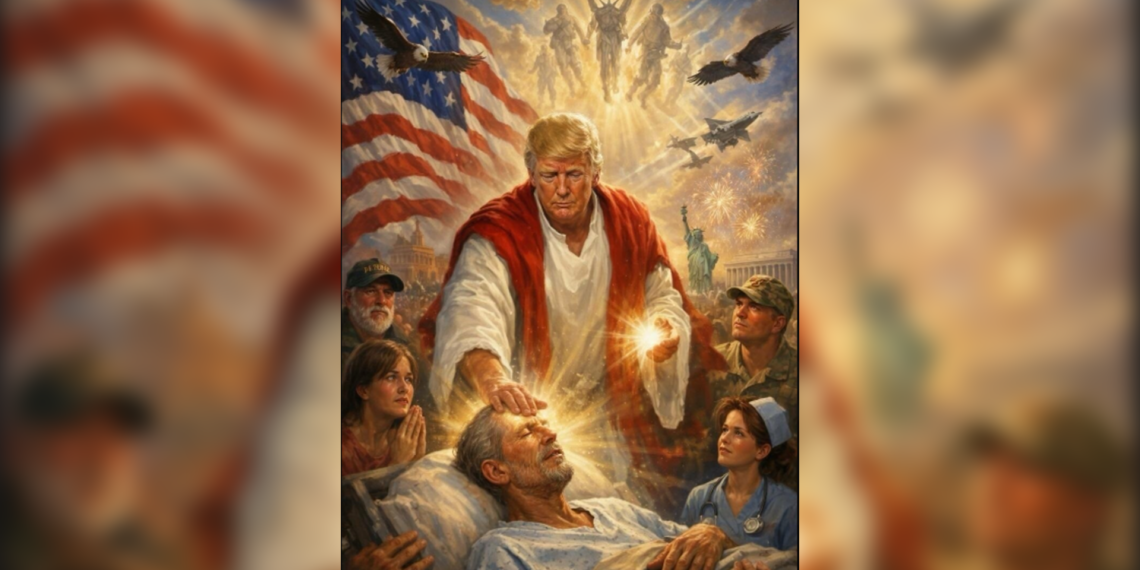 Trump elimina imagen generada con IA donde aparece como figura similar a Jesús tras ola de críticas