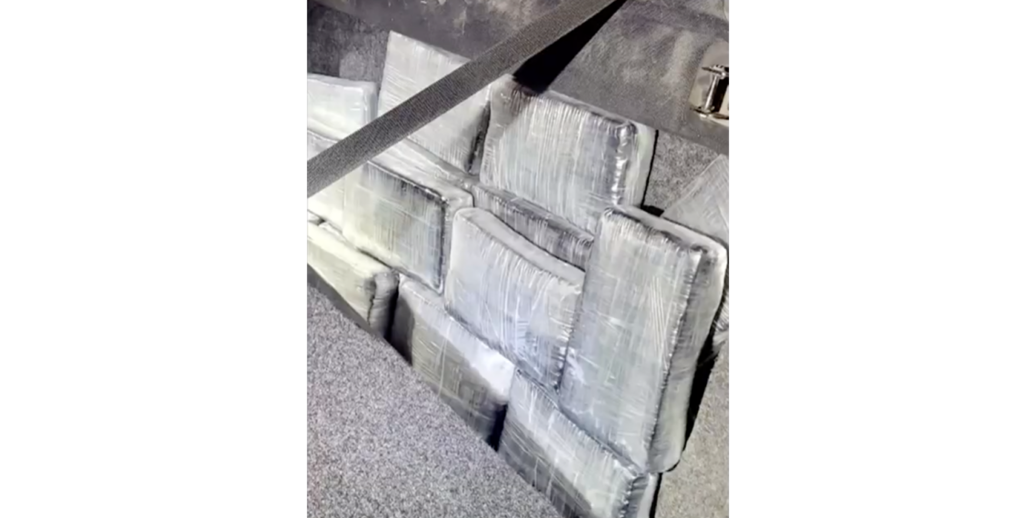 Aseguran cargamento de coc.aína en cruce fronterizo entre Ciudad Juárez y El Paso