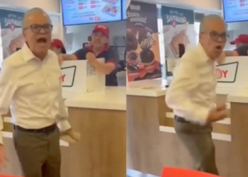 Adulto mayor protagoniza escándalo en tienda y redes lo bautizan como "Lord Donas"