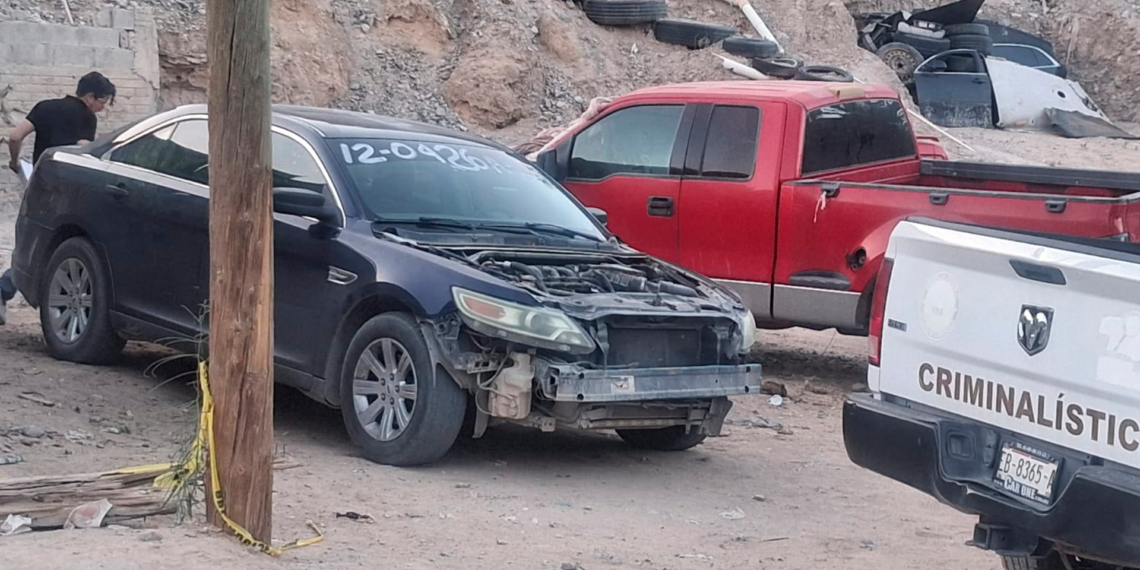 Aseguran vehículo presuntamente relacionado con hechos en Alameda Iglesias