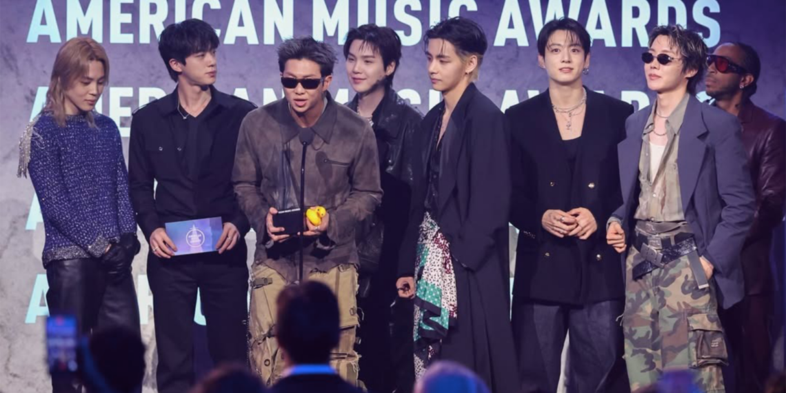 BTS Arrasa en los AMAs 2026: Gana Artista del Año, Canción del Verano y Mejor Artista Masculino K-Pop
