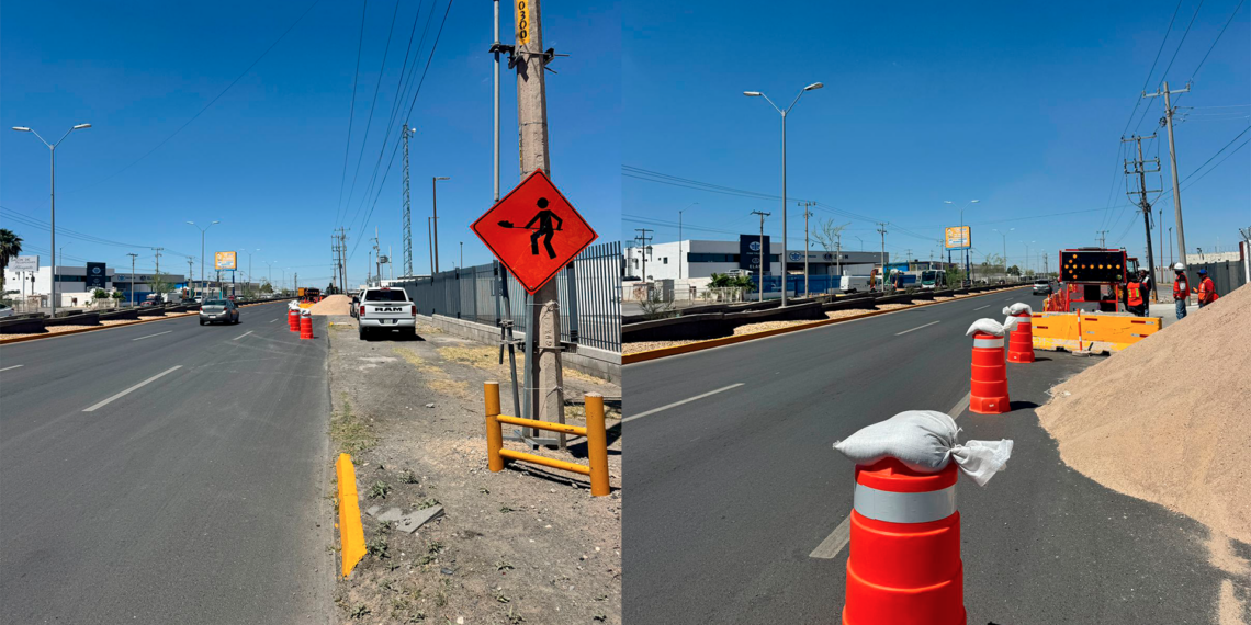 Precaución por obras en avenida Tecnológico; trabajos permanecerán hasta julio