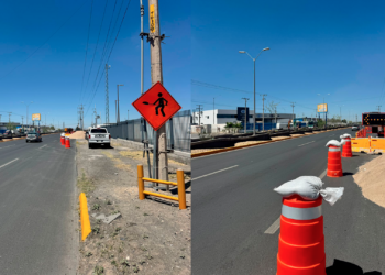Precaución por obras en avenida Tecnológico; trabajos permanecerán hasta julio