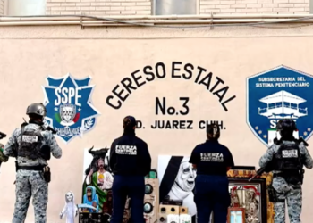Aseguran 139 artículos prohibidos durante revisión en Cereso Estatal No. 3