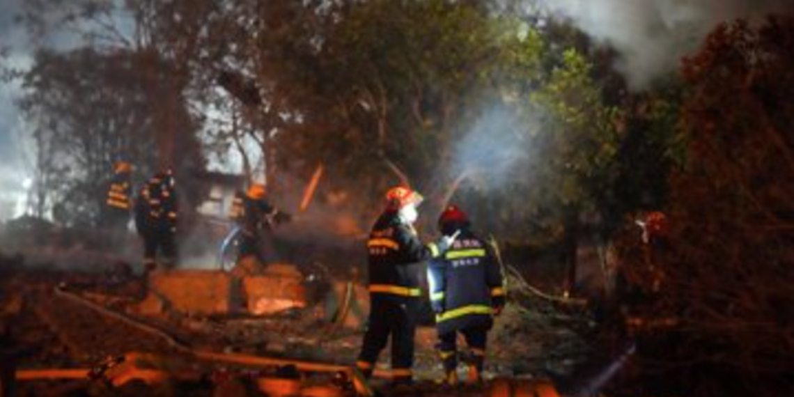37 personas pierden la vida en china tras explosión en fabrica de fuegos artificiales