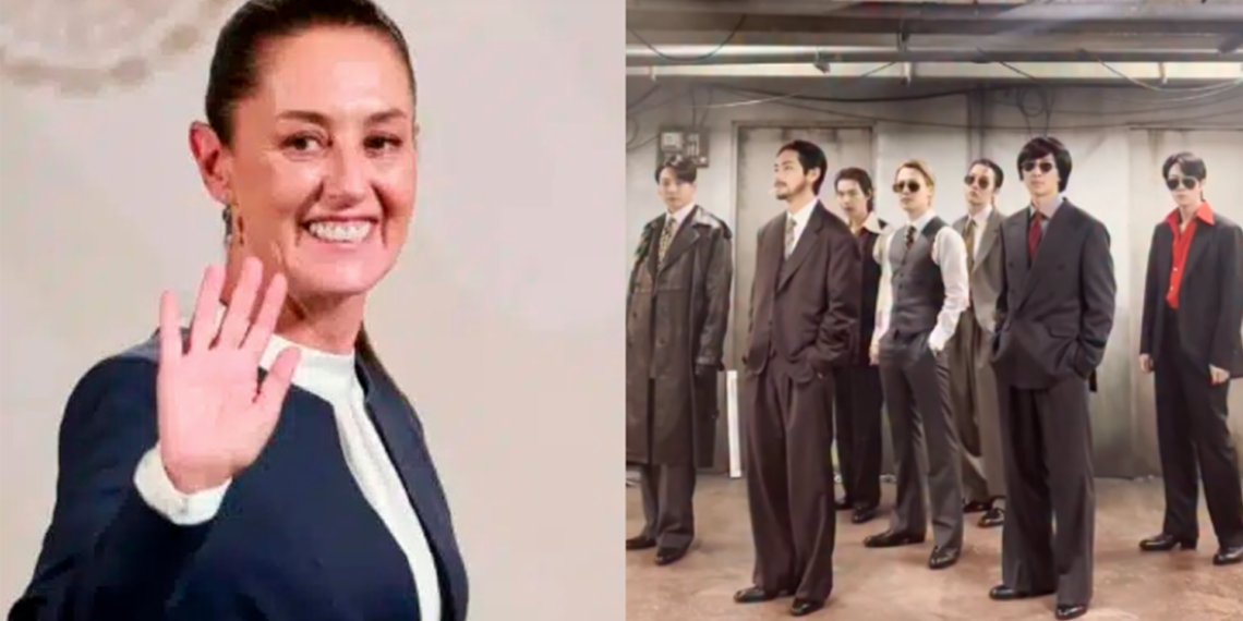 Claudia Sheinbaum recibirá a BTS en Palacio Nacional previo a sus conciertos en México