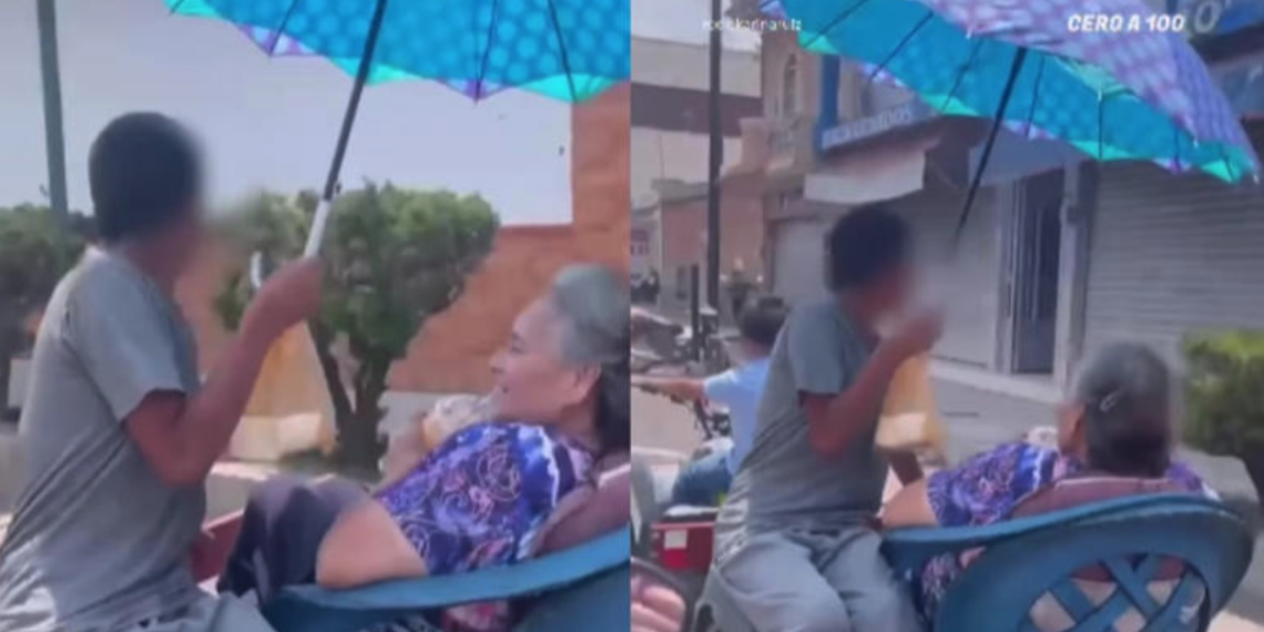 Abuela paseada en cuatrimoto por sus nietos se vuelve viral en redes