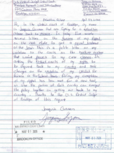 “El Chapo” solicita extradición a México mediante carta enviada a corte de EE. UU.