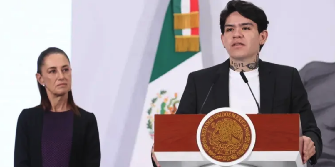 Junior H pasa de investigación por apología del delito a invitado de Claudia Sheinbaum en “México Canta 2026”
