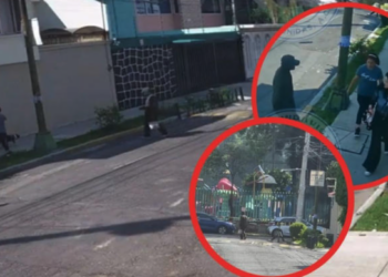 VIDEO I Hombre ata.ca con ar.ma blanca a vecina en Lindavista; agre.sión queda captada por cámaras de seguridad
