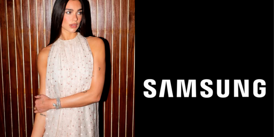 Samsung responde a demanda de Dua Lipa por presunto uso indebido de su imagen
