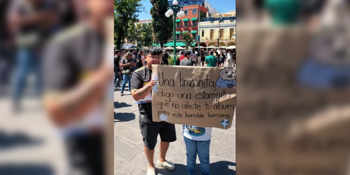 Niño conmueve en redes al pedir ayuda para llenar su álbum del Mundial 2026