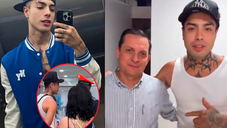 Detienen a influencer Naim Darrechi en el AICM; investigan presunta discriminación