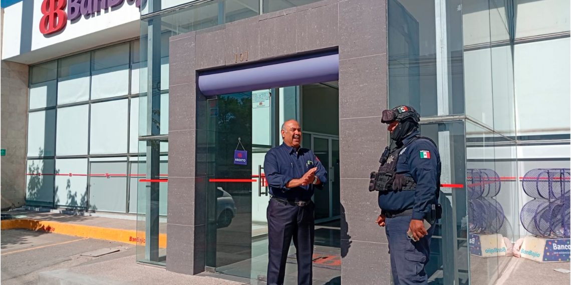 SSPM refuerza vigilancia en bancos y zonas comerciales de Ciudad Juárez