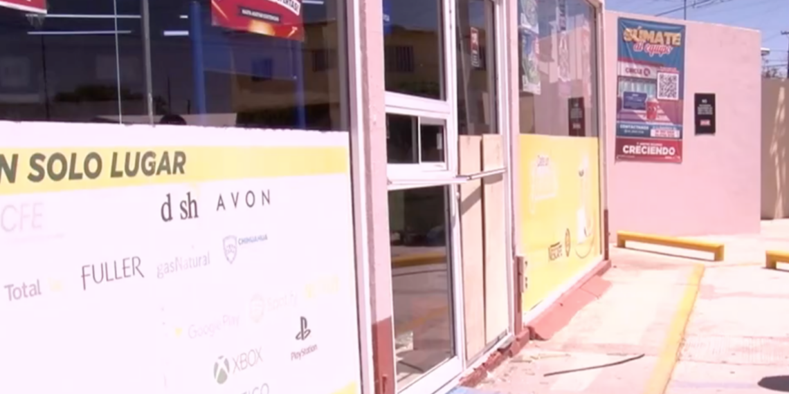 Vecinos de Melchor Ocampo exigen mayor seguridad tras nuevo “cristalazo” a tienda