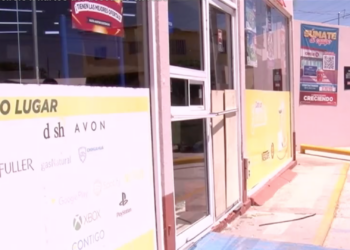 Vecinos de Melchor Ocampo exigen mayor seguridad tras nuevo “cristalazo” a tienda