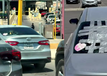 Altercado en el Puente Libre termina con vidrio roto y un lesionado