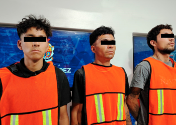 Detienen a tres hombres por presunto robo de cableado en Las Bugambilias