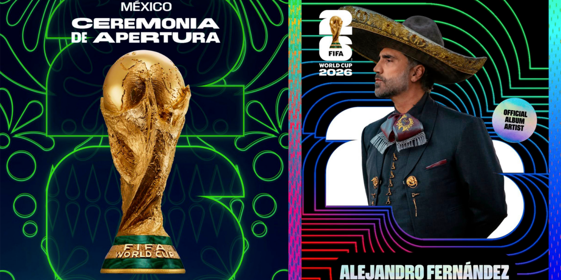 Alejandro Fernández interpretará el Himno Nacional en la inauguración del Mundial 2026