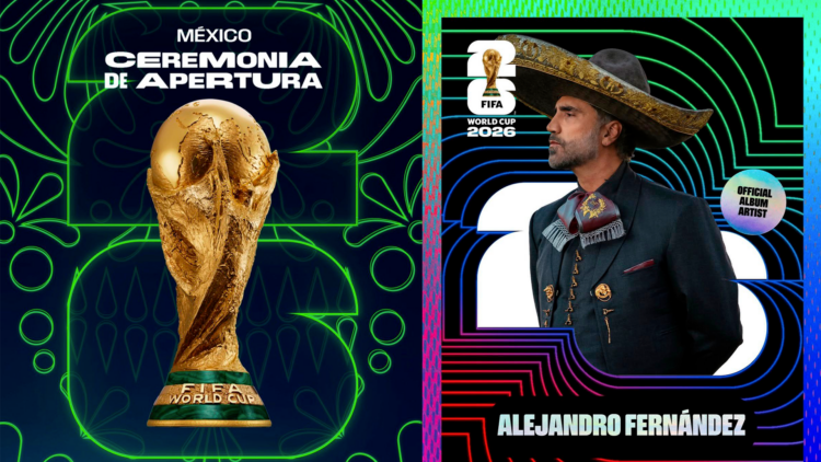 Alejandro Fernández interpretará el Himno Nacional en la inauguración del Mundial 2026