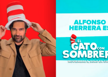 Alfonso Herrera será la voz de El Gato con Sombrero en la nueva película animada de Warner Bros.