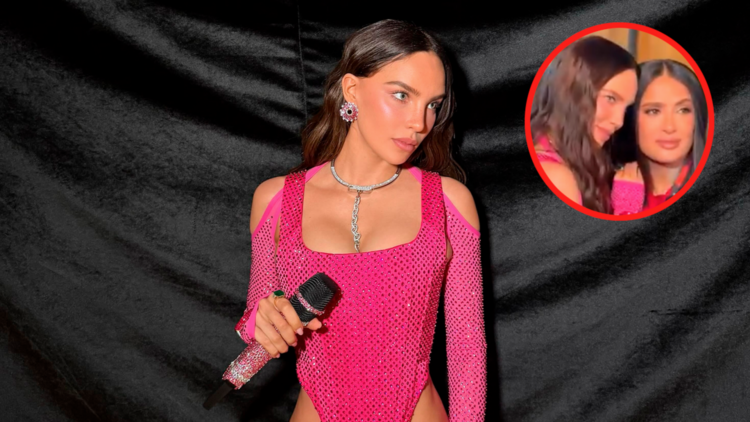 Belinda revela la inesperada “nalgada de la suerte” que recibió de Salma Hayek