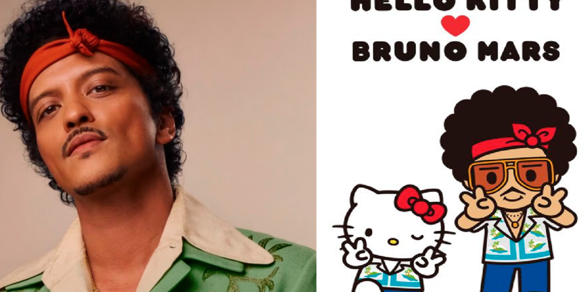 Bruno Mars y Hello Kitty conquistan París con exclusiva tienda pop-up de The Romantic Tour