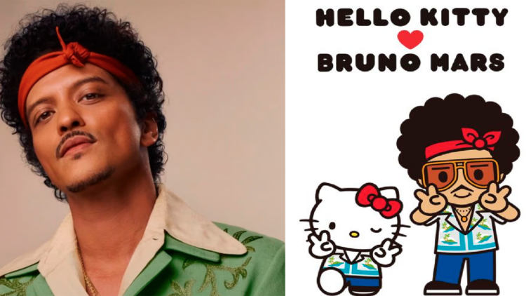 Bruno Mars y Hello Kitty conquistan París con exclusiva tienda pop-up de The Romantic Tour