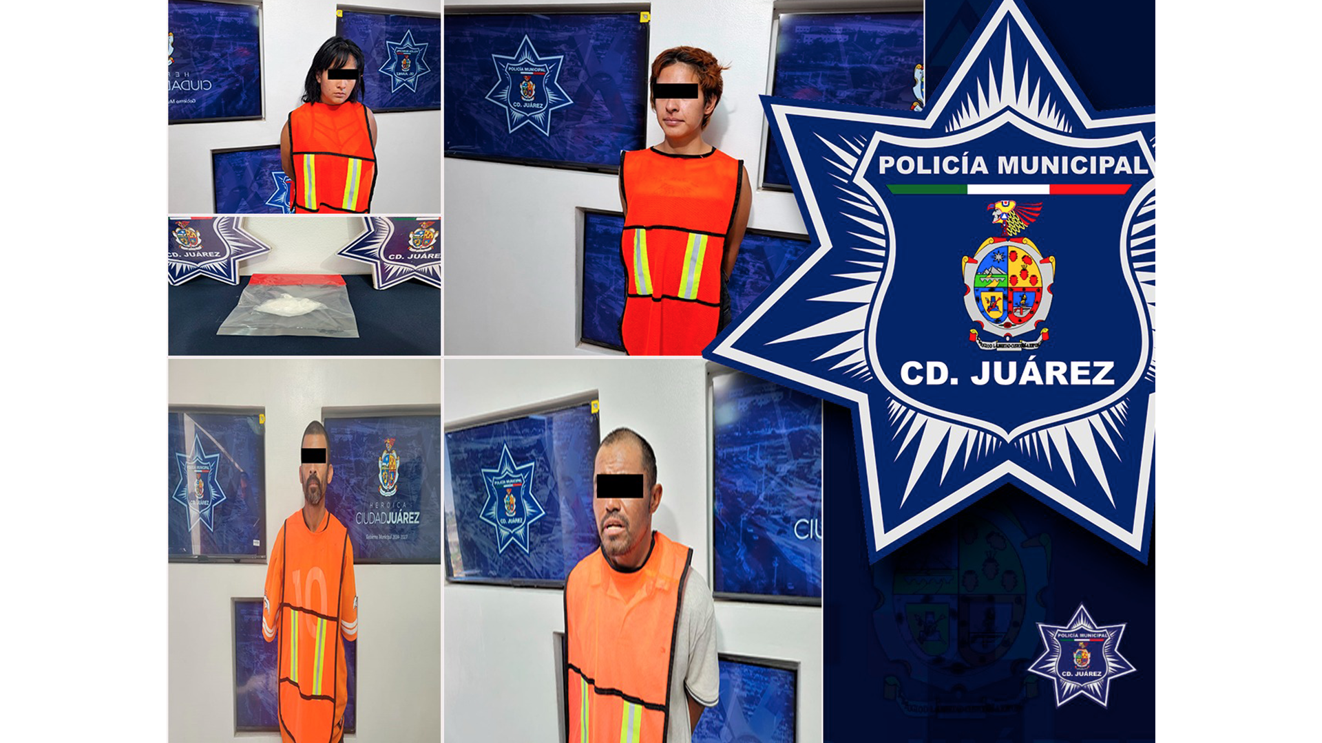 Cuatro personas con órdenes de apreh.ensión vigentes son detenidas por la Policía Municipal