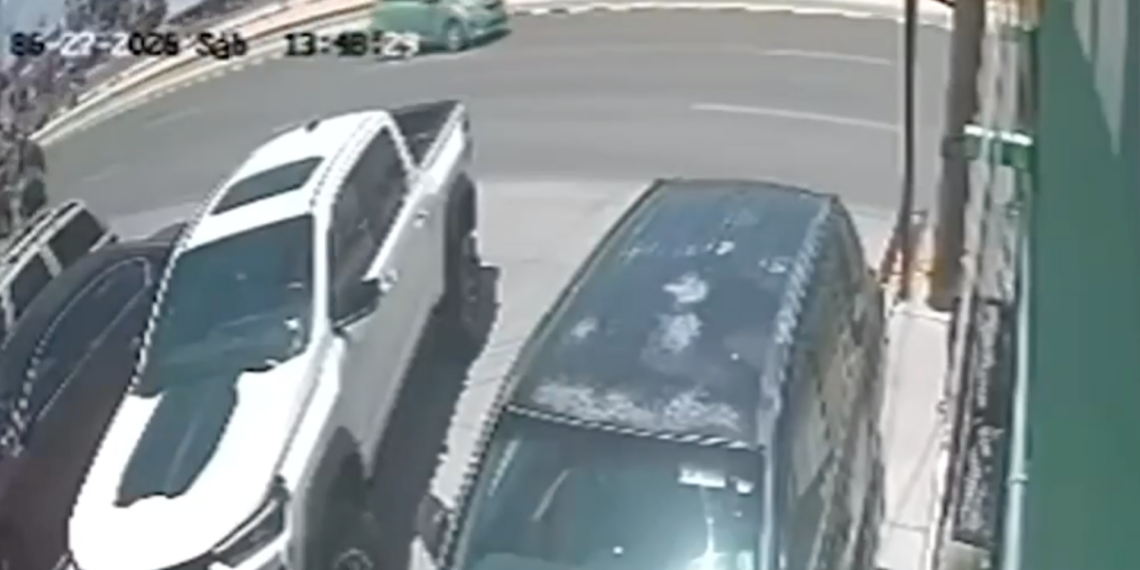 Cámara capta el momento en que ata.can a bala.zos a una pareja en Gómez Morín