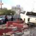 Accidente por cansancio termina con camioneta sobre camellón cerca del Consulado de Estados Unidos