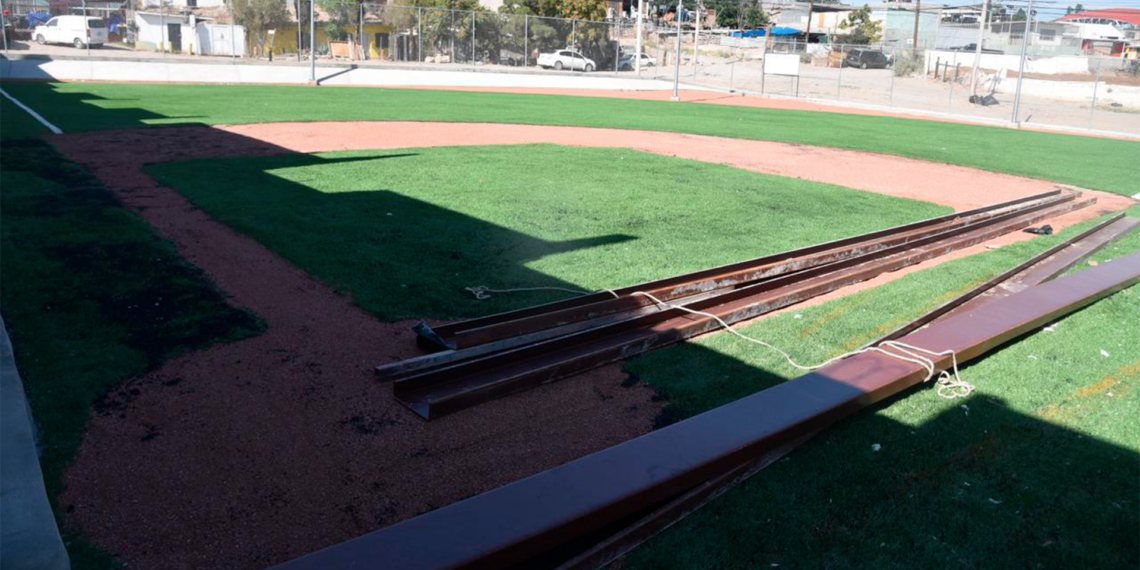 Construyen campo de beisbol Las Arcadas con inversión de más de 6 millones de pesos