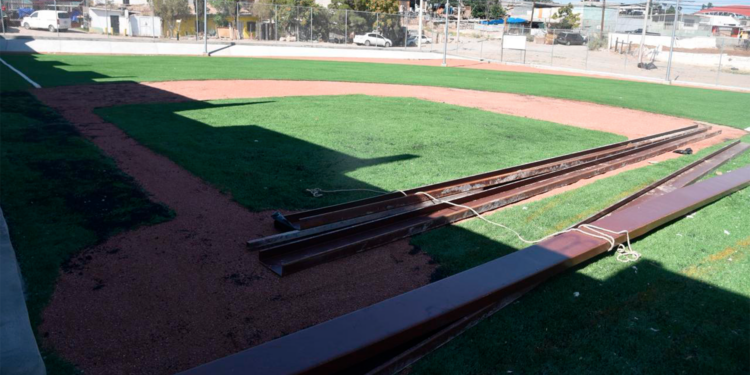 Construyen campo de beisbol Las Arcadas con inversión de más de 6 millones de pesos