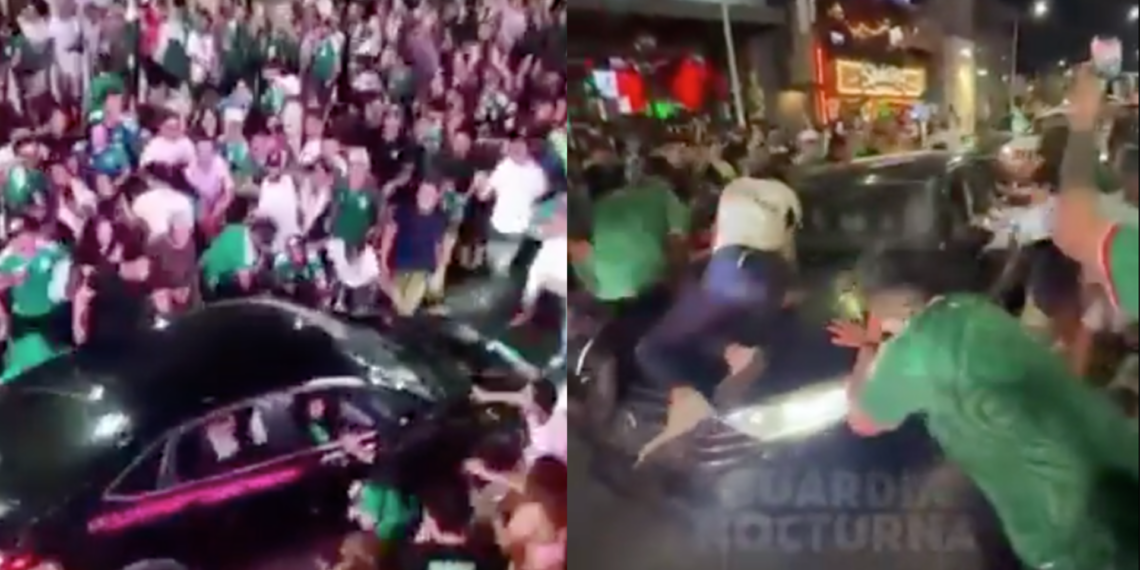 Celebración por triunfo de México termina en tragedia; conductor muere tras atropellar a aficionados en Los Cabos