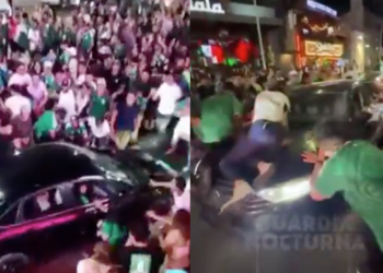 Celebración por triunfo de México termina en tragedia; conductor muere tras atropellar a aficionados en Los Cabos