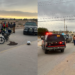 Motociclista resulta herido tras choque en calles Puerto Cádiz y Puerto Dunquerque