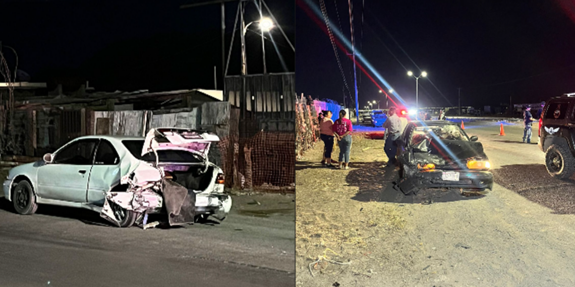Choque por alcance en la carretera Juárez–Casas Grandes deja solo daños materiales