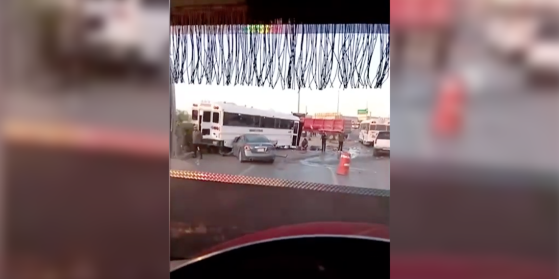 Accidente múltiple colapsa el Libramiento Independencia y paraliza la circulación al sur de Juárez