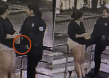 Policía lesiona a una mujer al accionar su arma durante conversación en vía pública en Venezuela