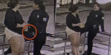 Policía lesiona a una mujer al accionar su arma durante conversación en vía pública en Venezuela