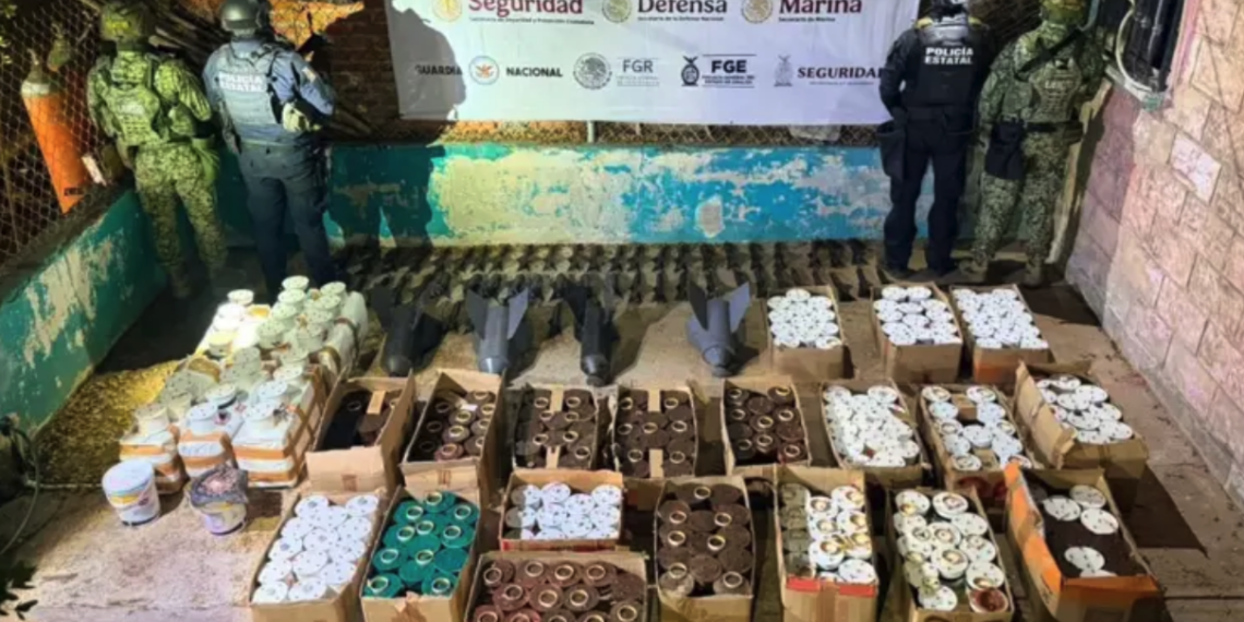 Decomiso de más de 550 explo.sivos en Sinaloa revela capacidad de guerra del cri.men orga.nizado