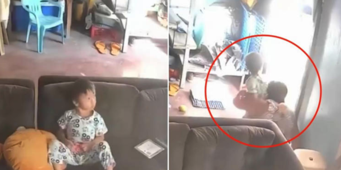 VIDEO I Abuelita protege a su nieto durante terremoto de 7.8 en Filipinas y logra salvarle la vida