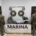 Cateo en Puerto Peñasco deja cuatro detenidos y decomiso de droga, armas y equipo táctico