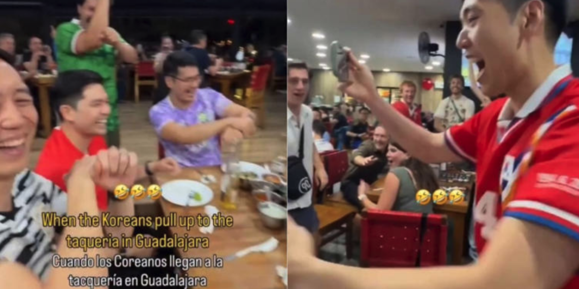 Coreanos sorprenden en taquería de Guadalajara al bailar “Gangnam Style”