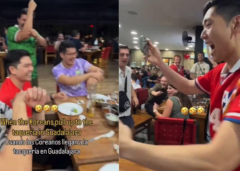 Coreanos sorprenden en taquería de Guadalajara al bailar “Gangnam Style”