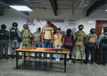 Capturan en Chiapas a presunto líder criminal; viajaba con droga, arma y ponchallantas